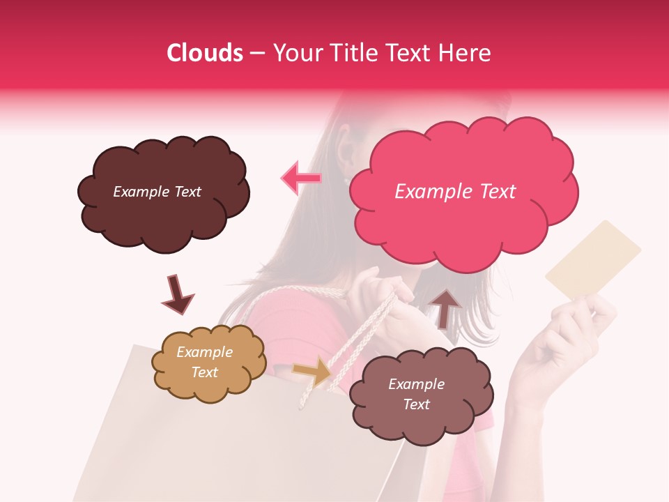 Pretty Buy Woman PowerPoint Template