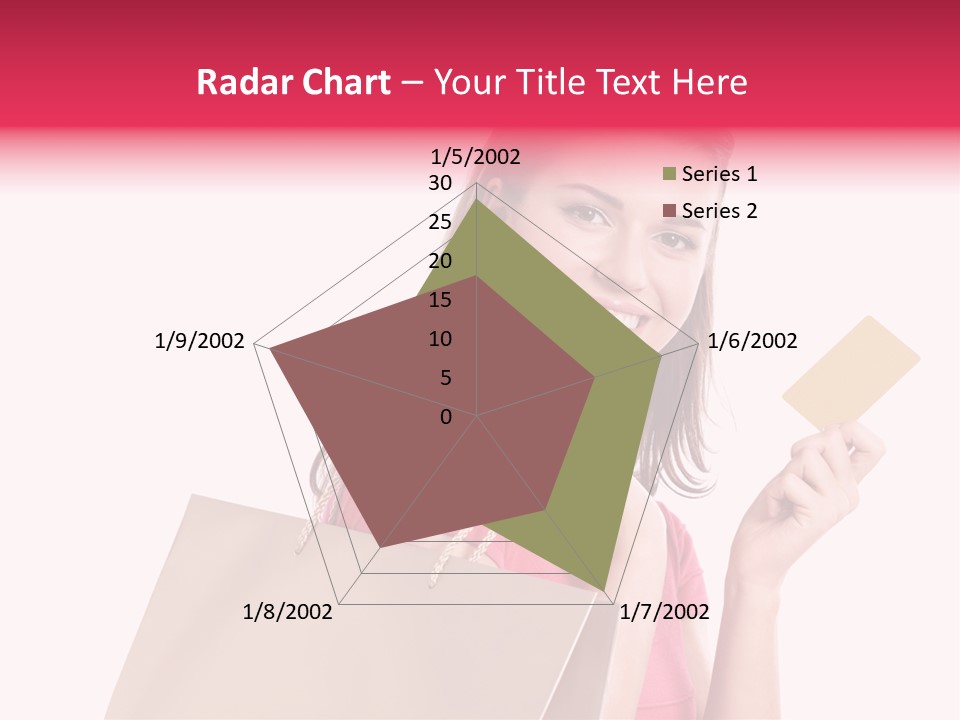 Pretty Buy Woman PowerPoint Template