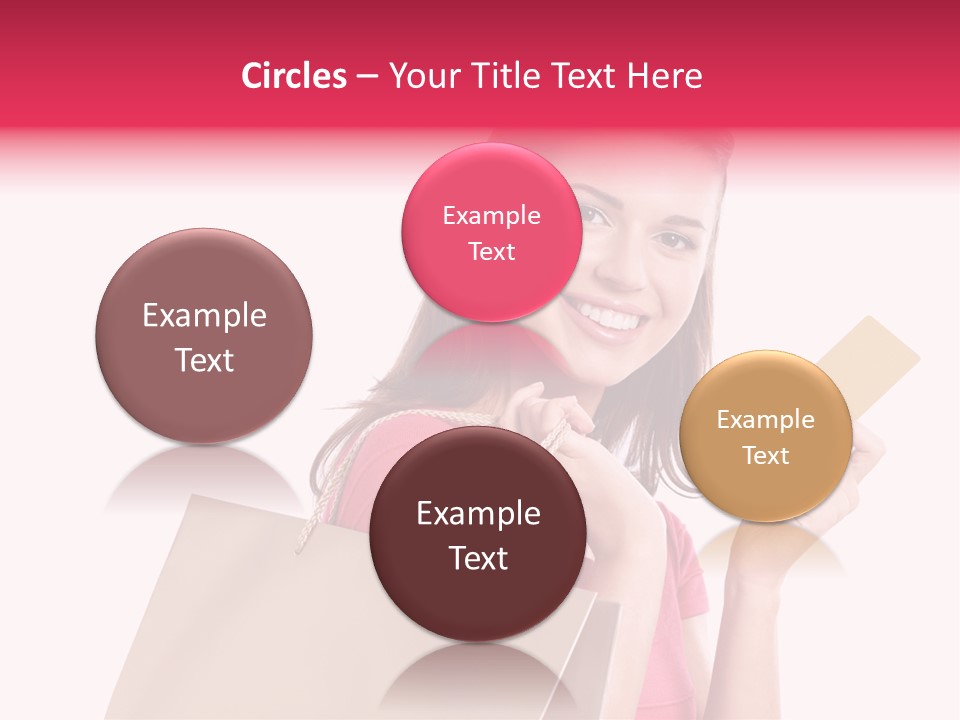 Pretty Buy Woman PowerPoint Template