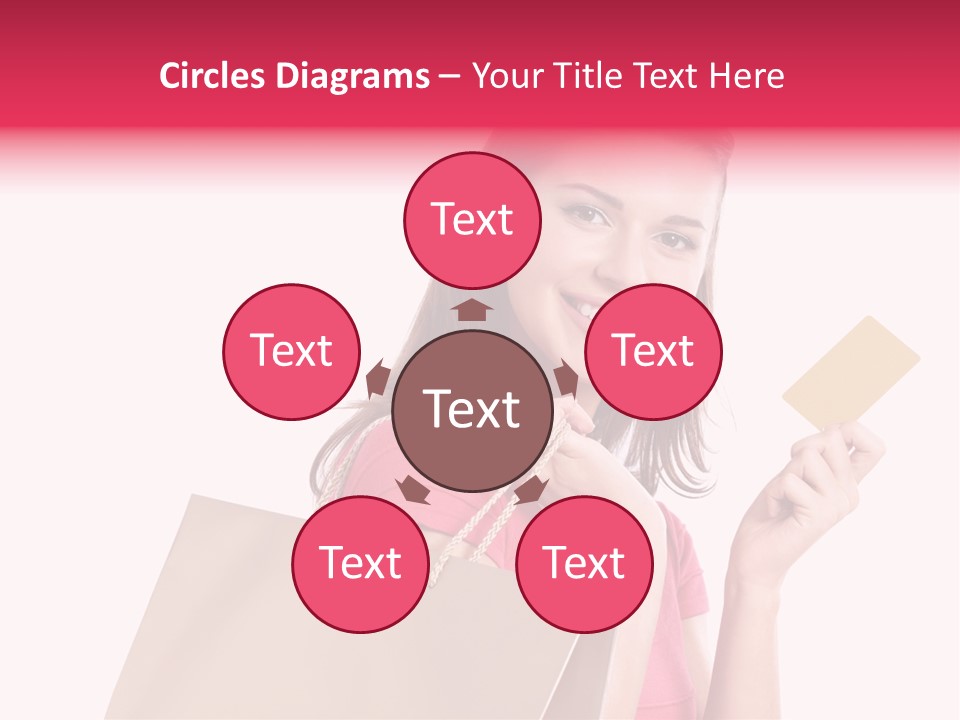 Pretty Buy Woman PowerPoint Template