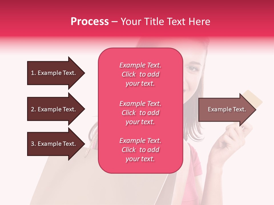 Pretty Buy Woman PowerPoint Template