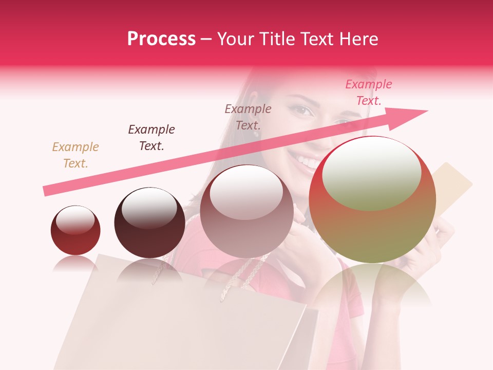 Pretty Buy Woman PowerPoint Template