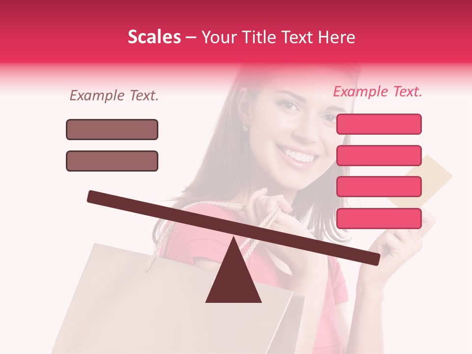 Pretty Buy Woman PowerPoint Template