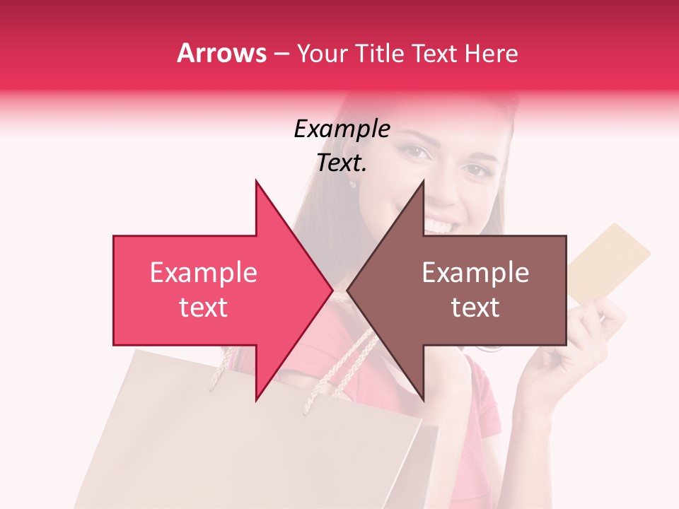 Pretty Buy Woman PowerPoint Template