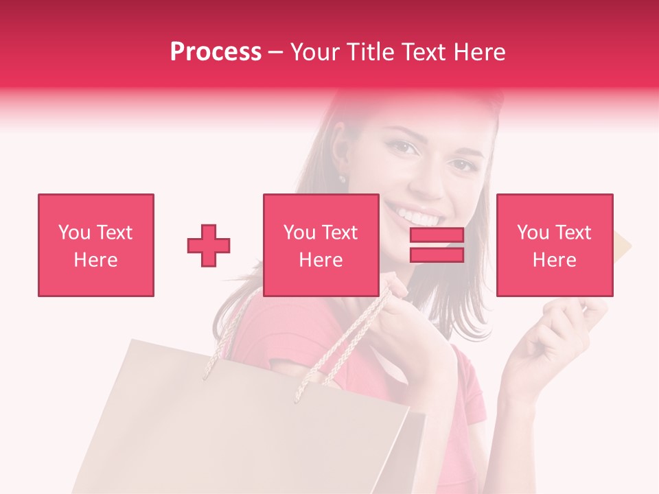 Pretty Buy Woman PowerPoint Template