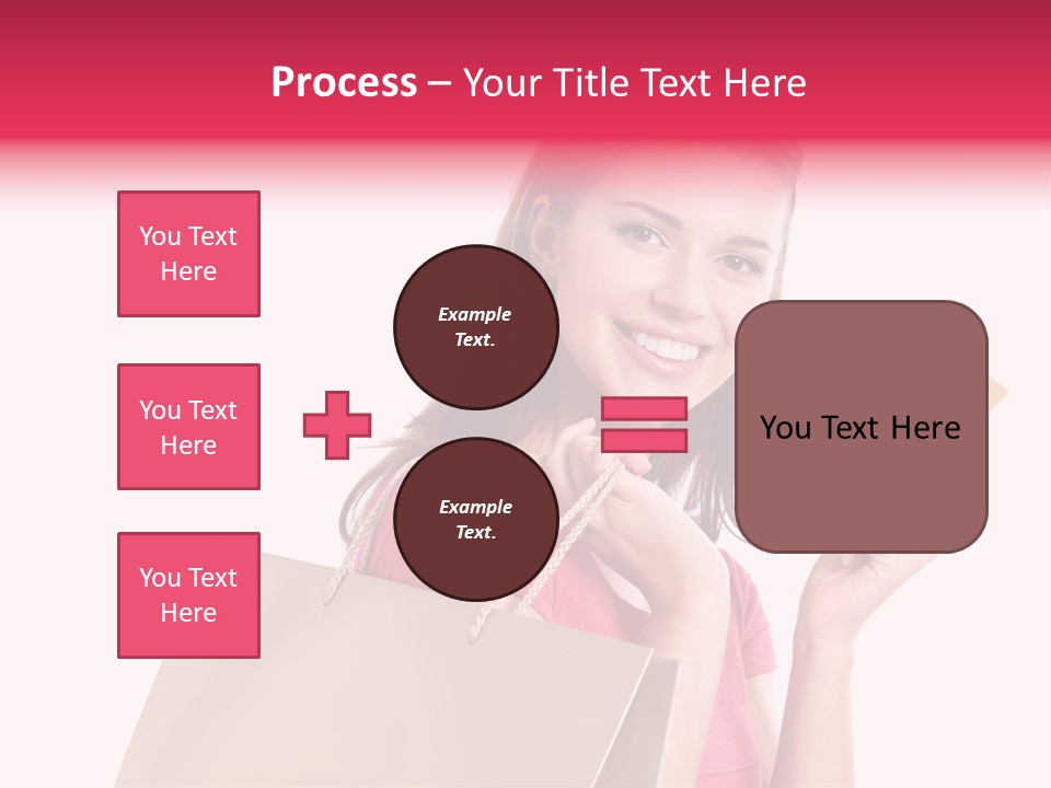 Pretty Buy Woman PowerPoint Template