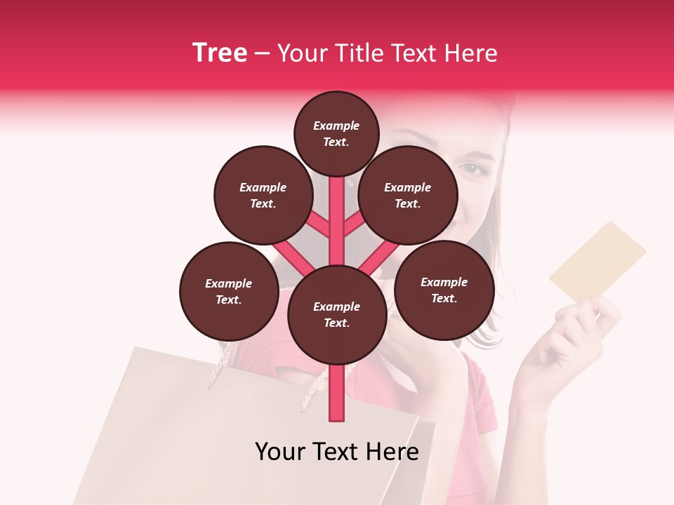 Pretty Buy Woman PowerPoint Template