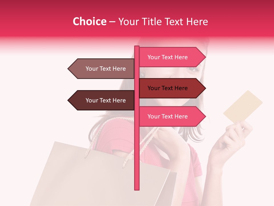 Pretty Buy Woman PowerPoint Template