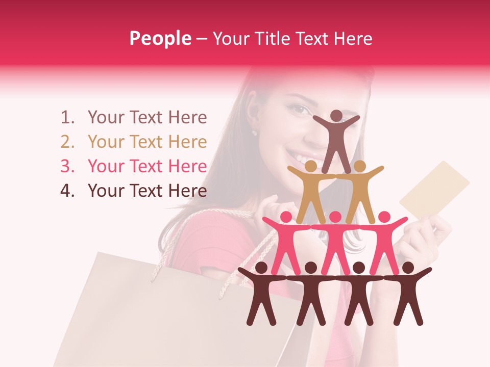 Pretty Buy Woman PowerPoint Template