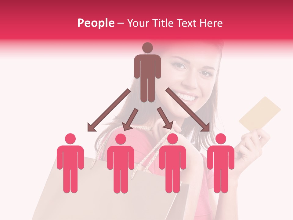 Pretty Buy Woman PowerPoint Template