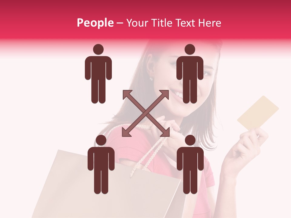 Pretty Buy Woman PowerPoint Template