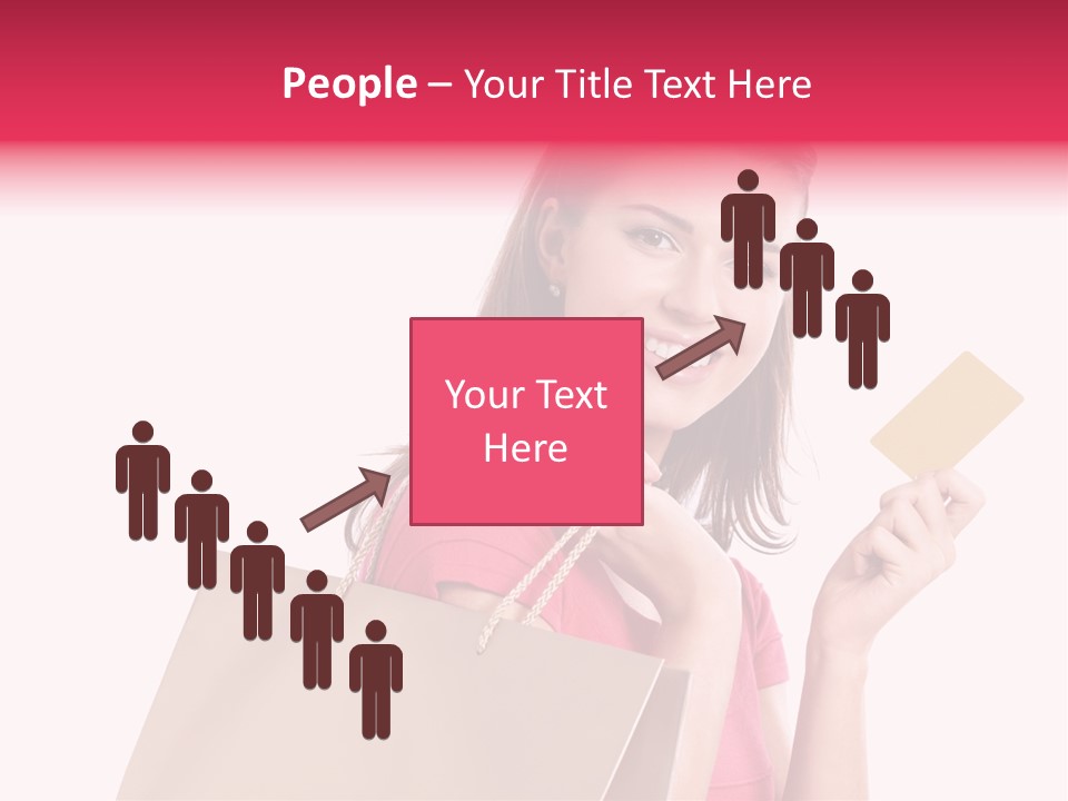 Pretty Buy Woman PowerPoint Template