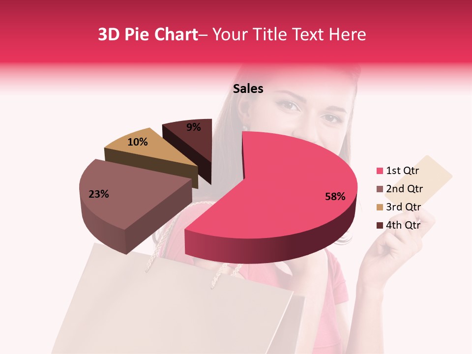 Pretty Buy Woman PowerPoint Template