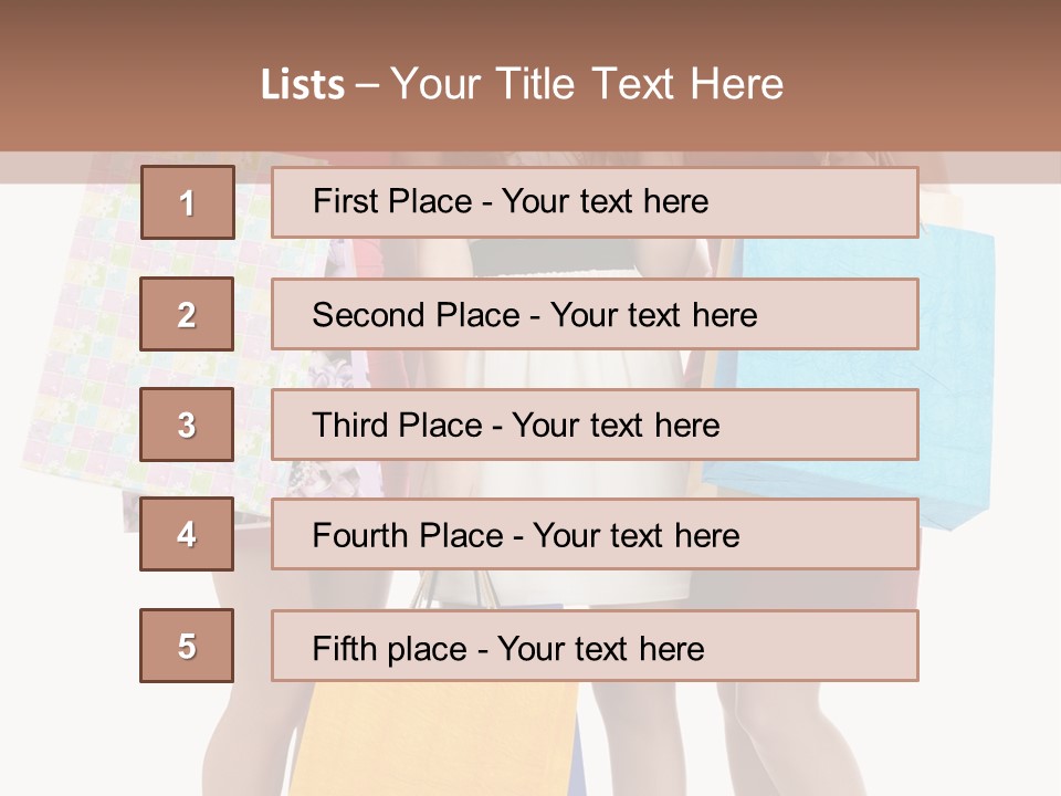 Card Consumer Happiness PowerPoint Template