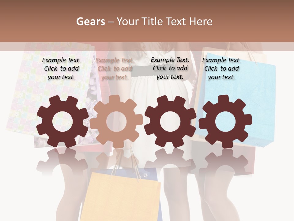 Card Consumer Happiness PowerPoint Template