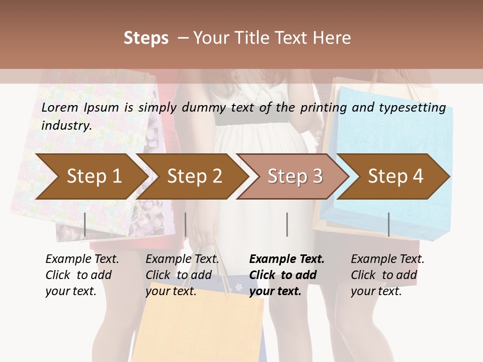 Card Consumer Happiness PowerPoint Template
