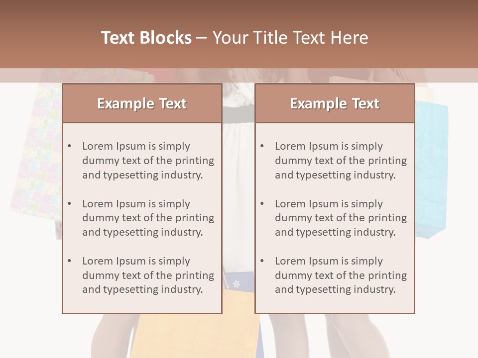 Card Consumer Happiness PowerPoint Template