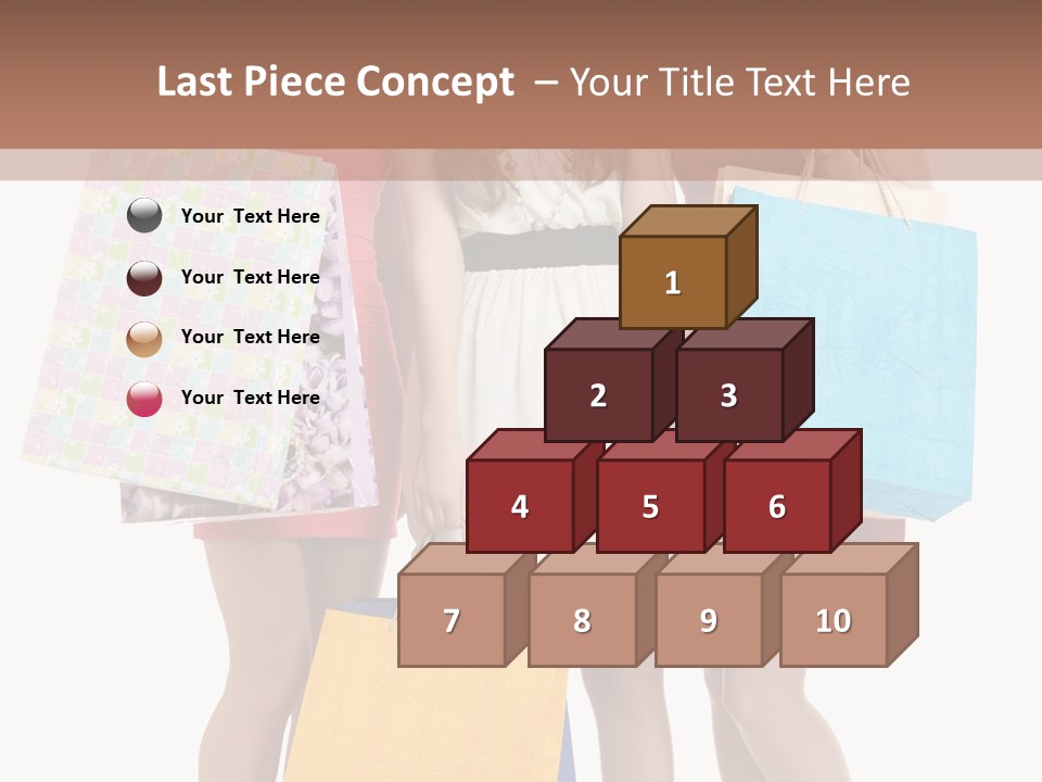 Card Consumer Happiness PowerPoint Template