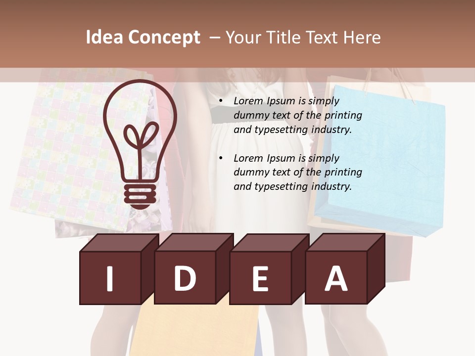 Card Consumer Happiness PowerPoint Template