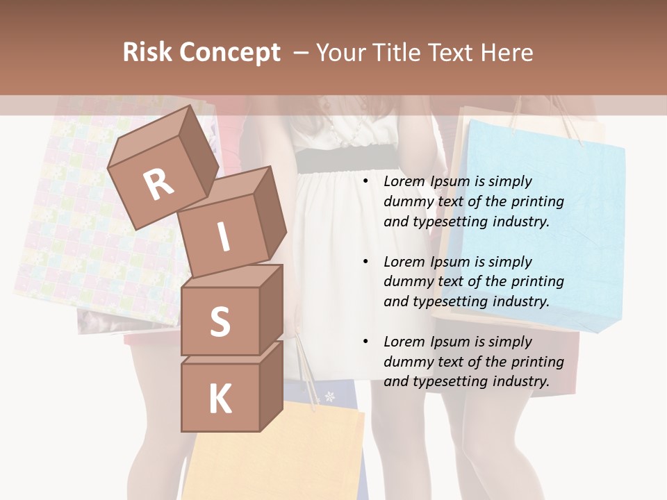 Card Consumer Happiness PowerPoint Template