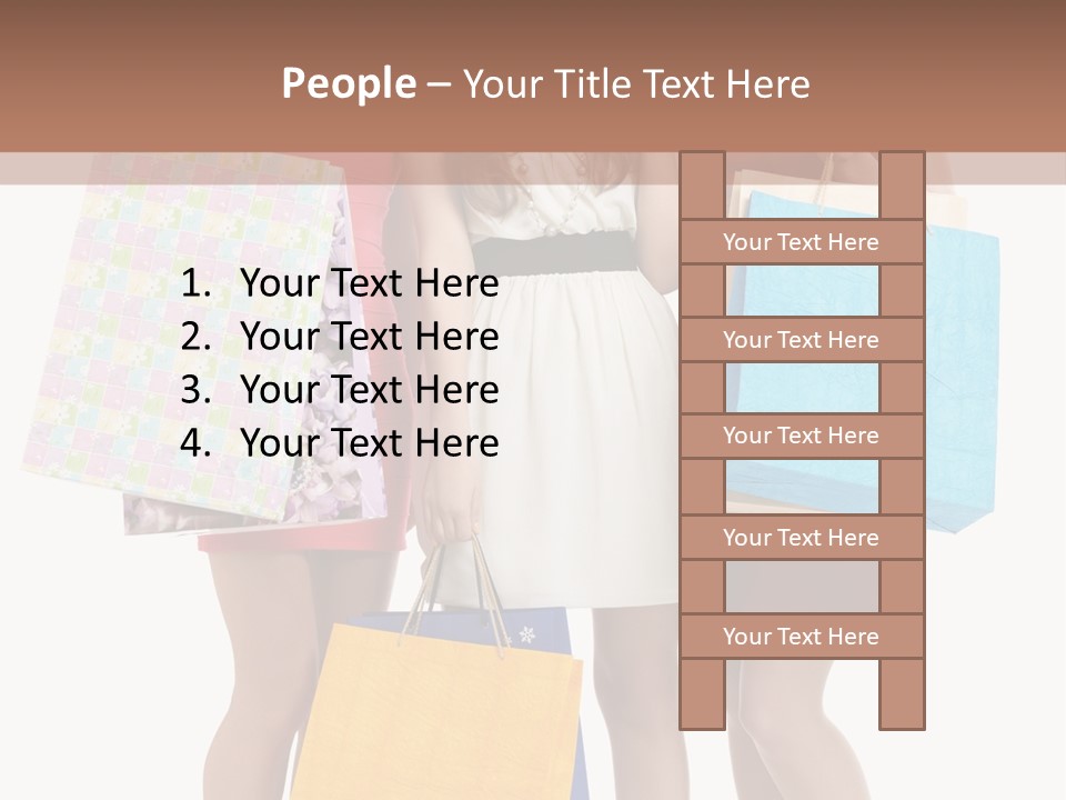 Card Consumer Happiness PowerPoint Template