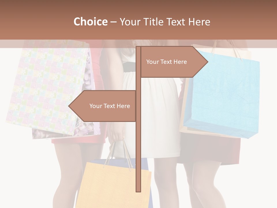 Card Consumer Happiness PowerPoint Template