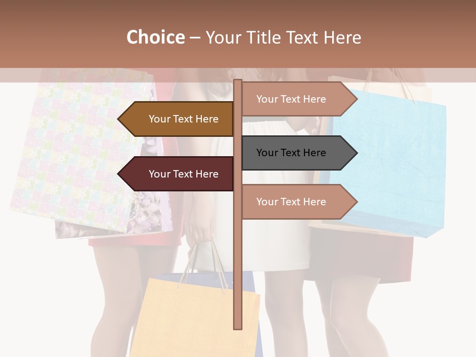 Card Consumer Happiness PowerPoint Template