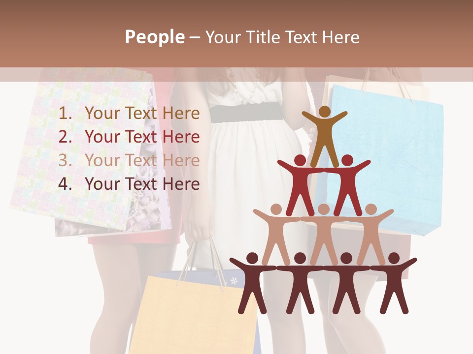 Card Consumer Happiness PowerPoint Template