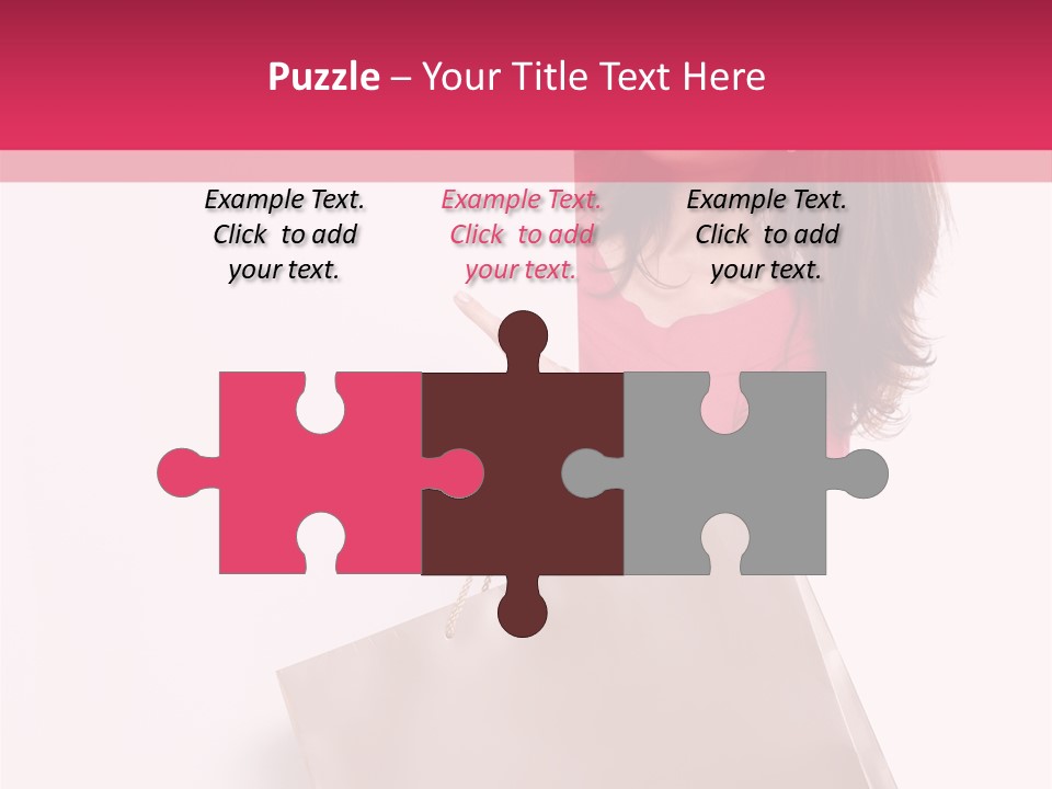 Smiling Commercial Finger PowerPoint Template