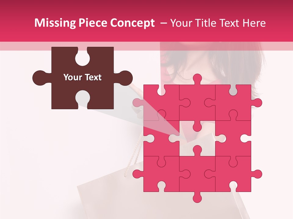 Smiling Commercial Finger PowerPoint Template