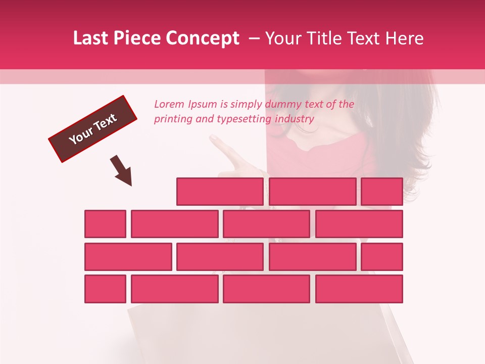 Smiling Commercial Finger PowerPoint Template