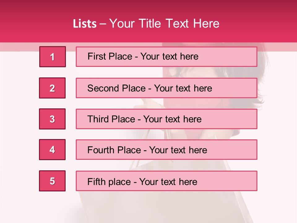 Smiling Commercial Finger PowerPoint Template