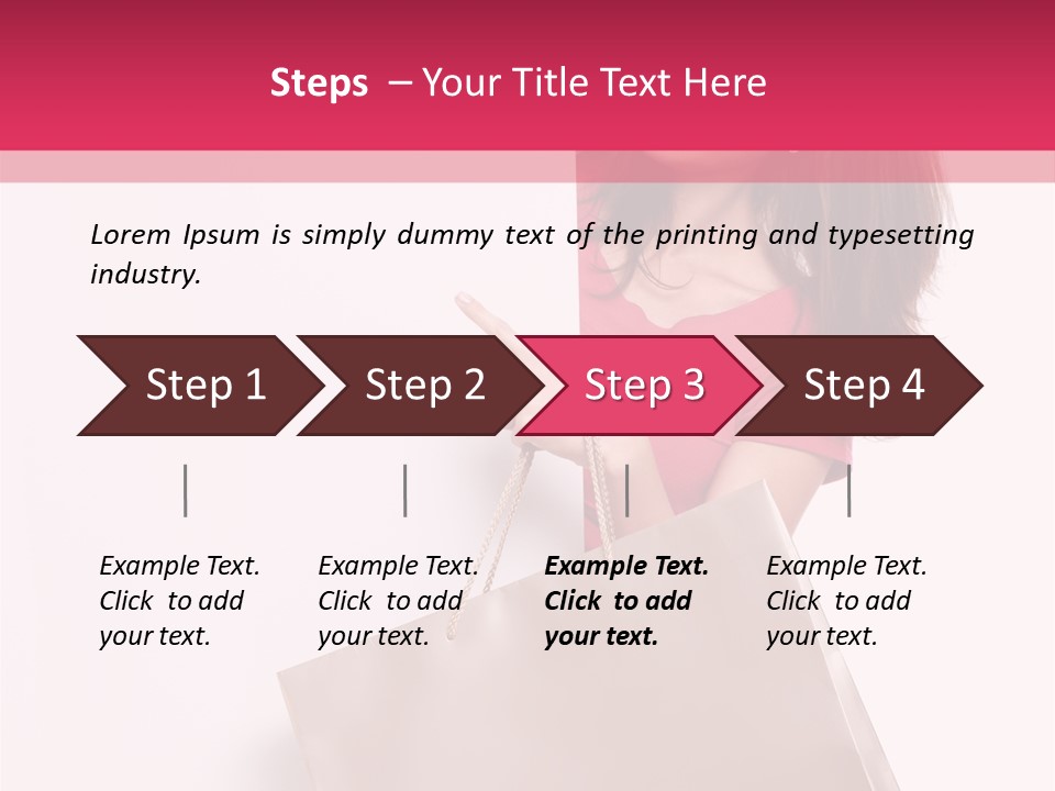 Smiling Commercial Finger PowerPoint Template