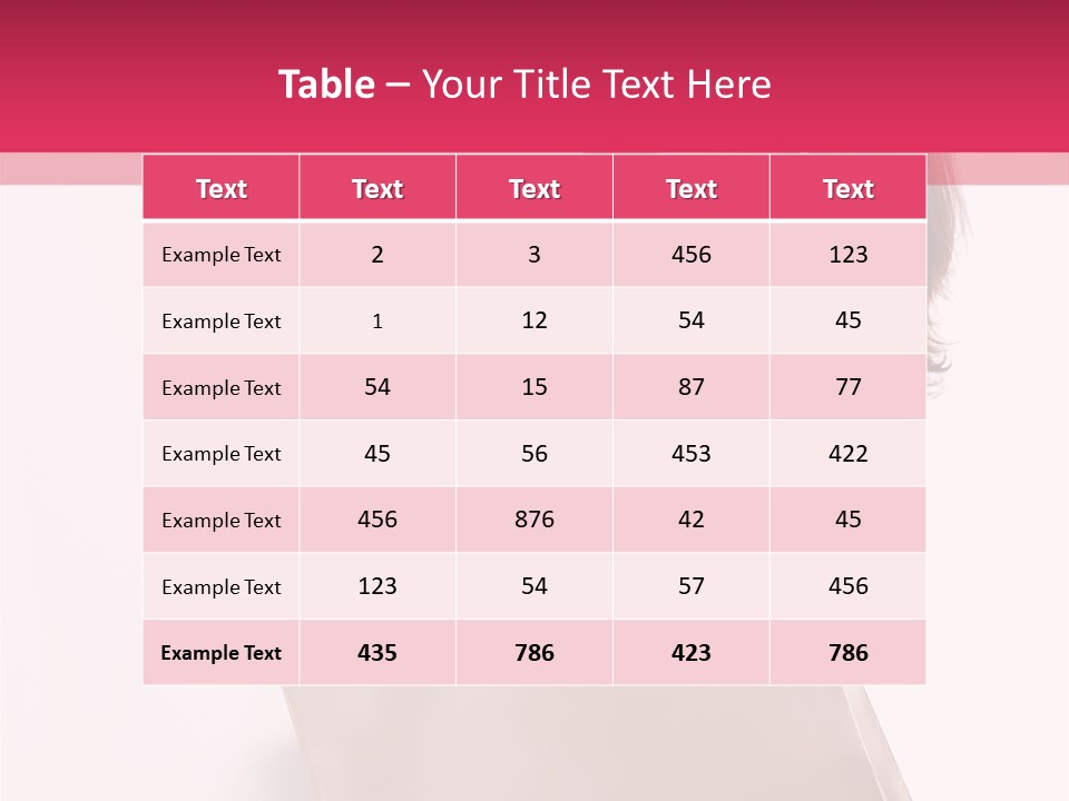 Smiling Commercial Finger PowerPoint Template