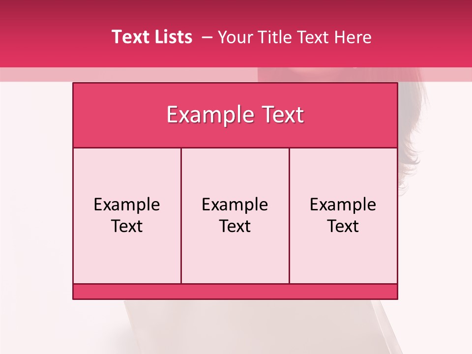 Smiling Commercial Finger PowerPoint Template