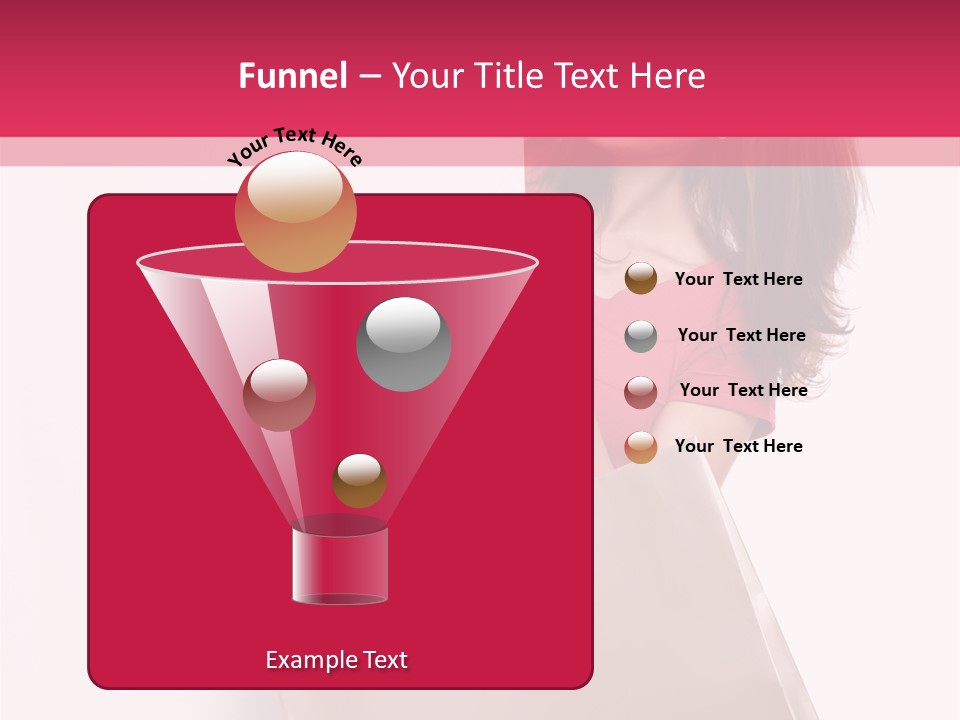 Smiling Commercial Finger PowerPoint Template