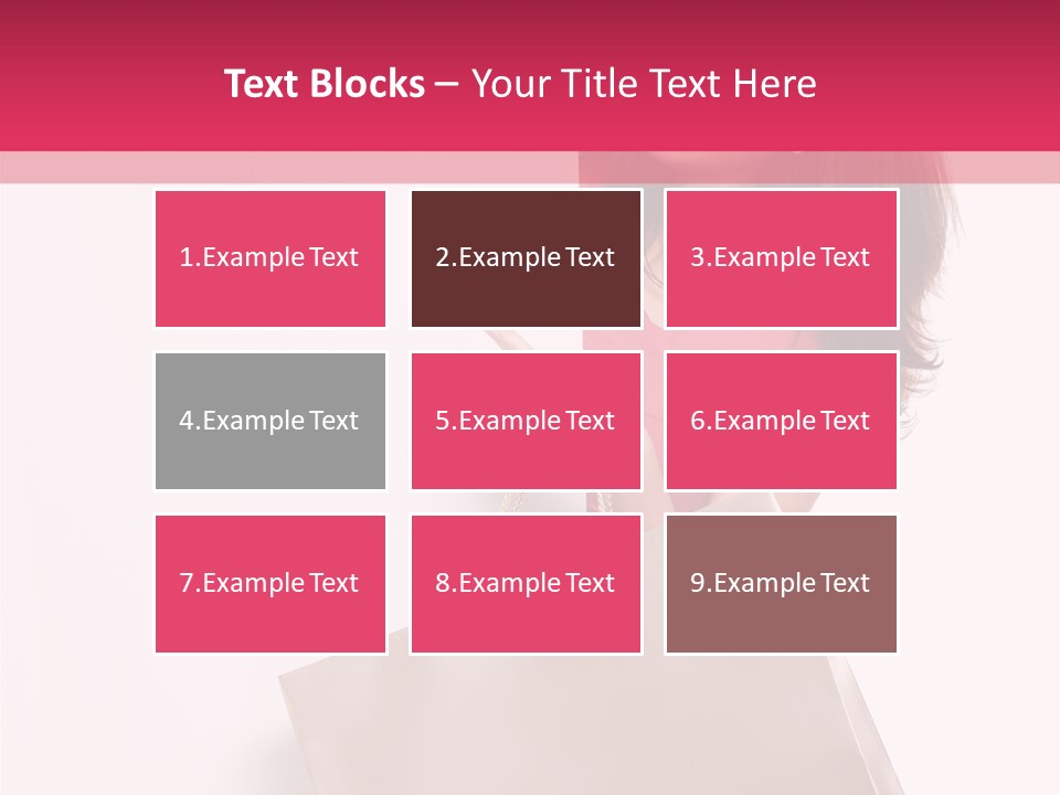 Smiling Commercial Finger PowerPoint Template