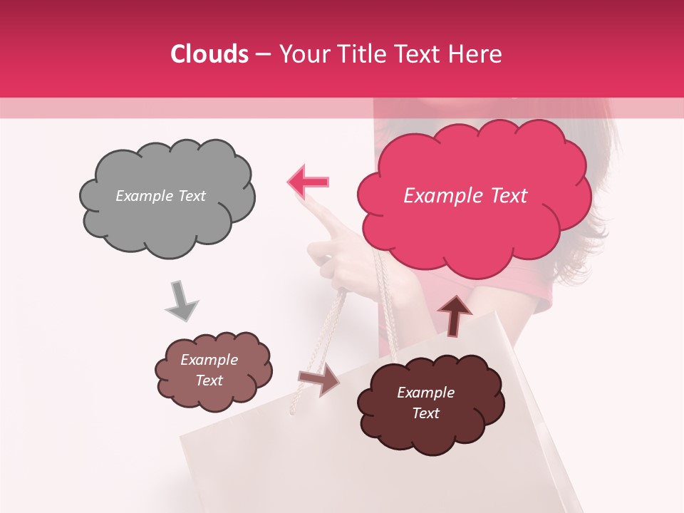 Smiling Commercial Finger PowerPoint Template
