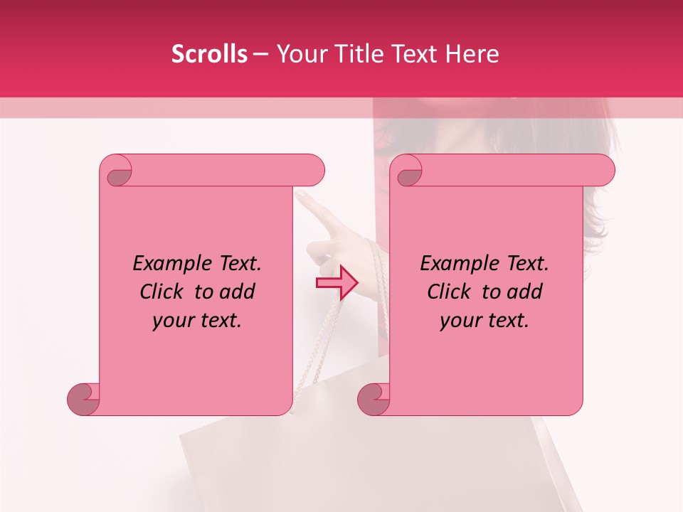 Smiling Commercial Finger PowerPoint Template