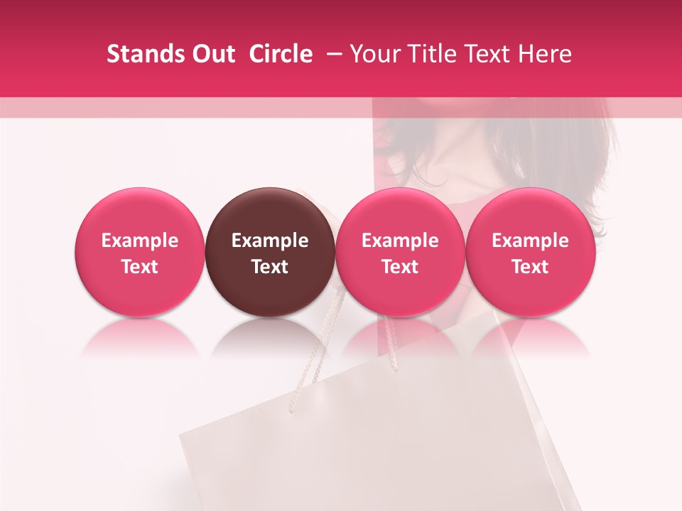 Smiling Commercial Finger PowerPoint Template