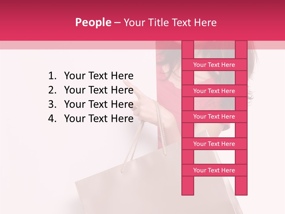 Smiling Commercial Finger PowerPoint Template