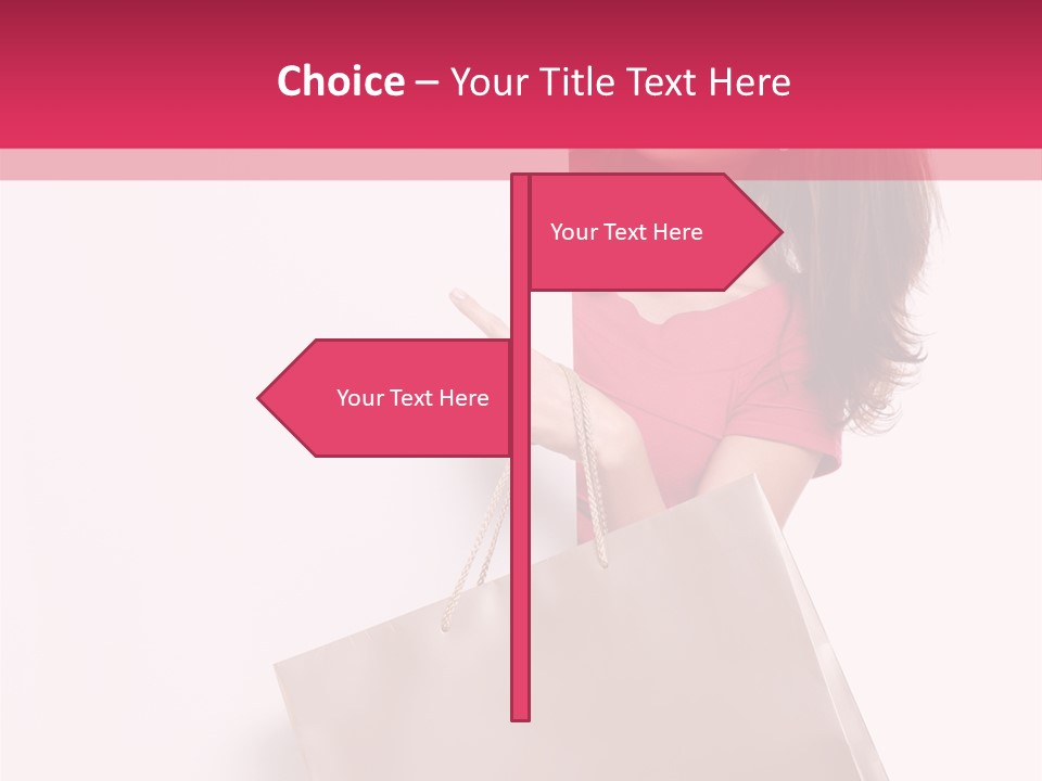 Smiling Commercial Finger PowerPoint Template