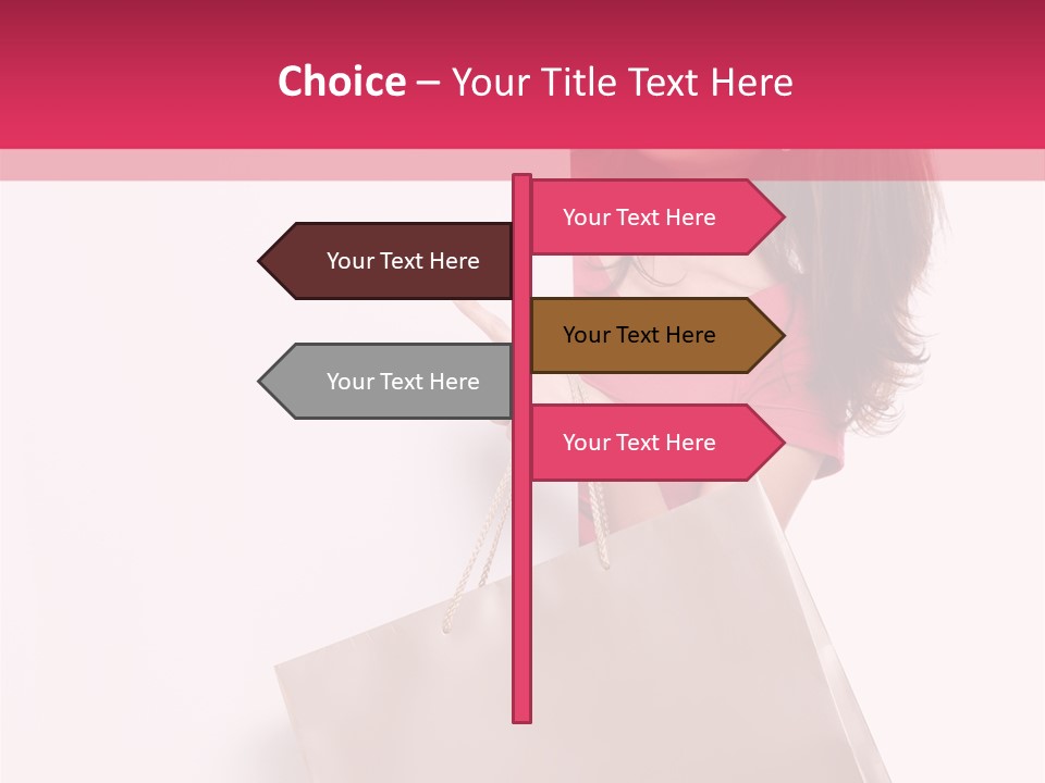 Smiling Commercial Finger PowerPoint Template