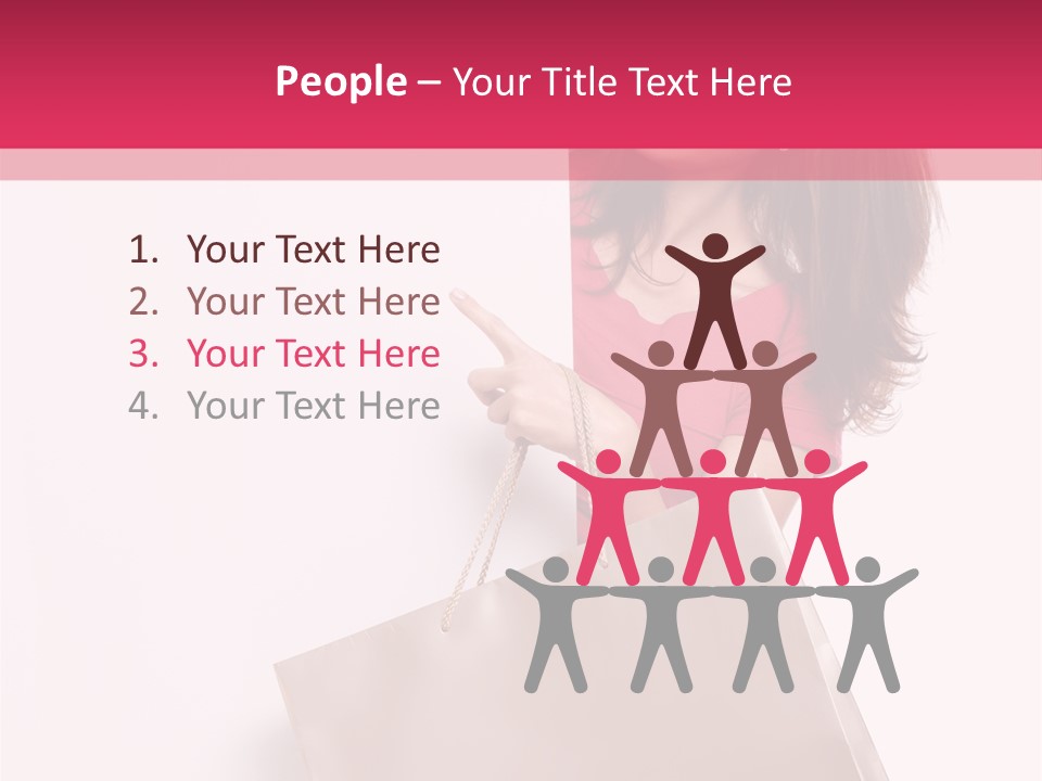Smiling Commercial Finger PowerPoint Template