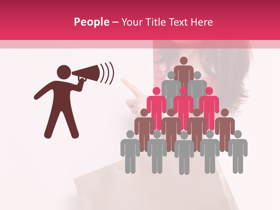 Smiling Commercial Finger PowerPoint Template