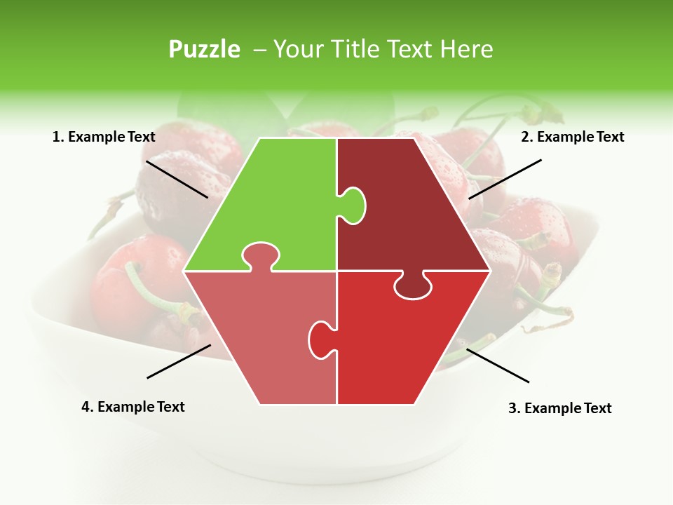 Red Fruit Berry PowerPoint Template