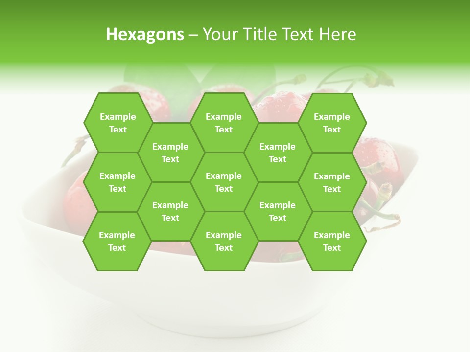 Red Fruit Berry PowerPoint Template