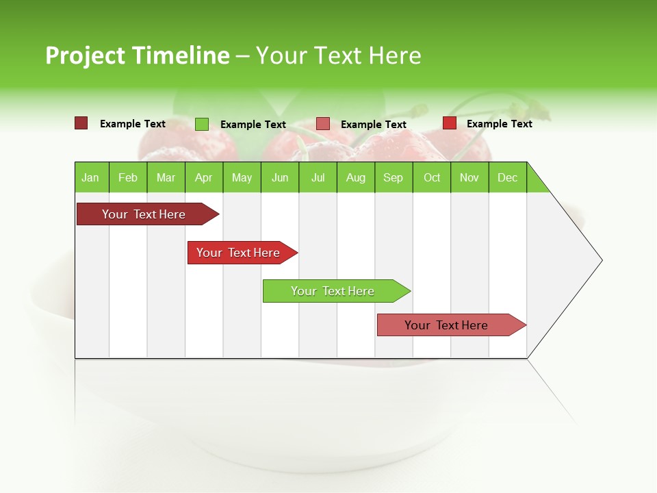 Red Fruit Berry PowerPoint Template
