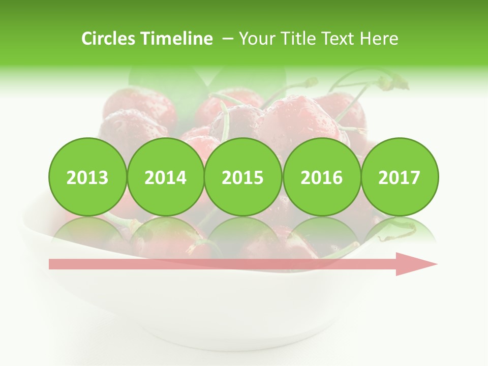 Red Fruit Berry PowerPoint Template