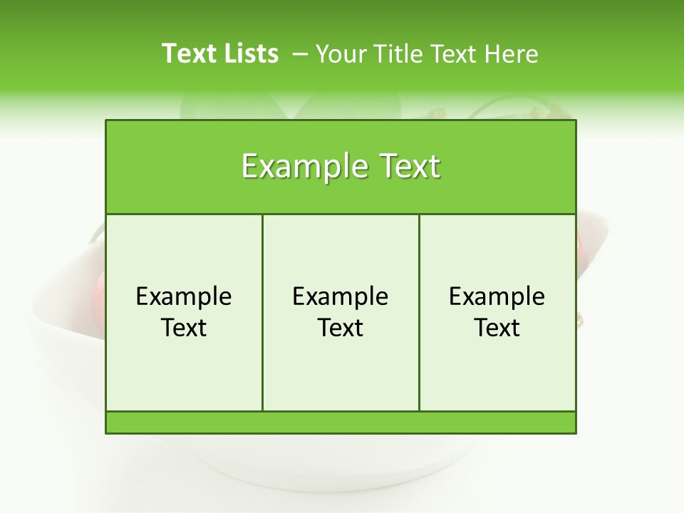 Red Fruit Berry PowerPoint Template